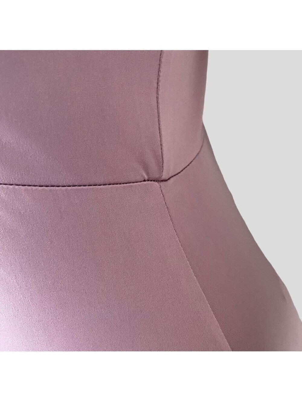 ASOS Babydoll Cami Maxi Dress Bodycon Curved Split Lilac Mean Girls Y2K 90s US 6 - Picture 11 of 13